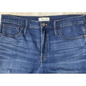 Madewell Jeans Womens 31 High Rise 10” Roadtripper Medium Wash Preppy Academia